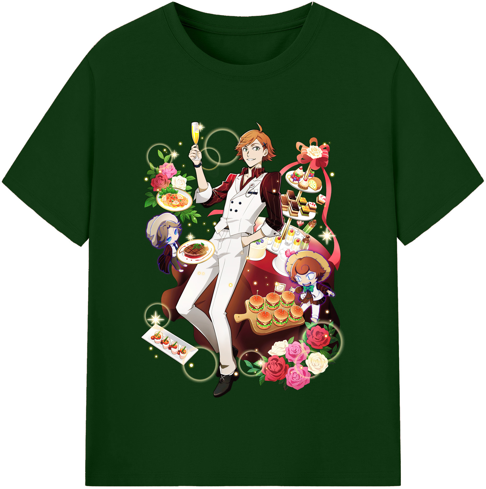 （画像用） 文豪ストレイドッグス Bungo Stray Dogs 綿100％半袖Tシャツ（フロントプリント）